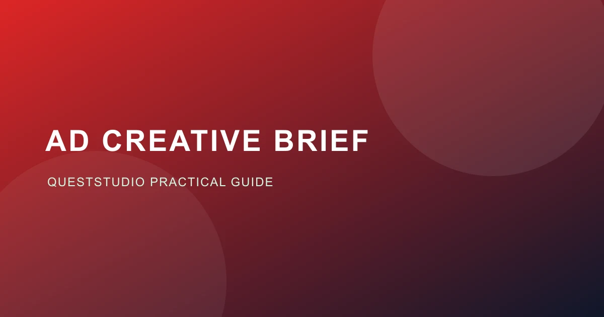 AI Ad Creative Brief Template: Plan the Claim Before the Render