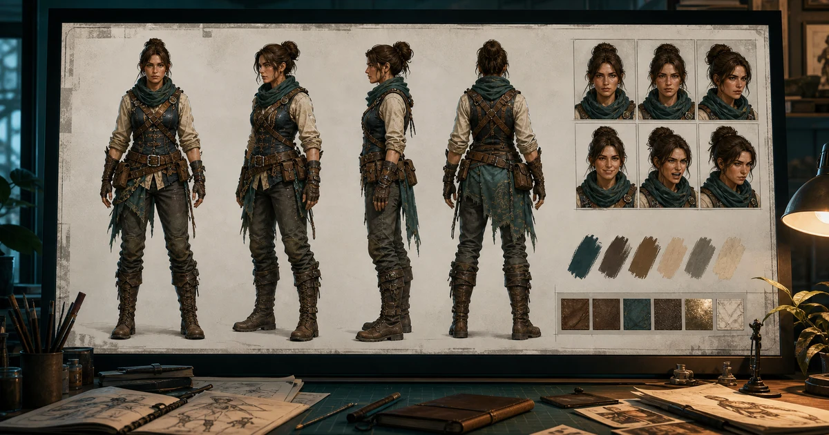 AI Character Turnaround Sheet: Lock Identity Before Animation