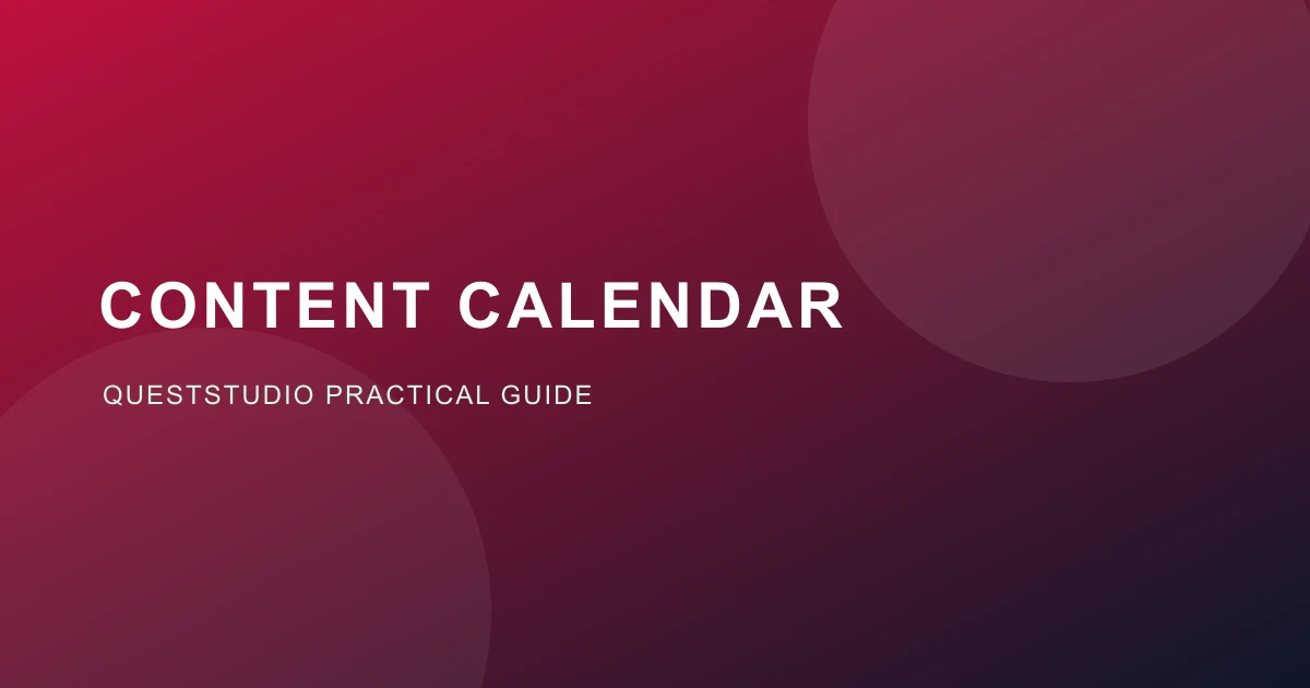 AI Creator Content Calendar Workflow: Plan From Evidence, Not Filler