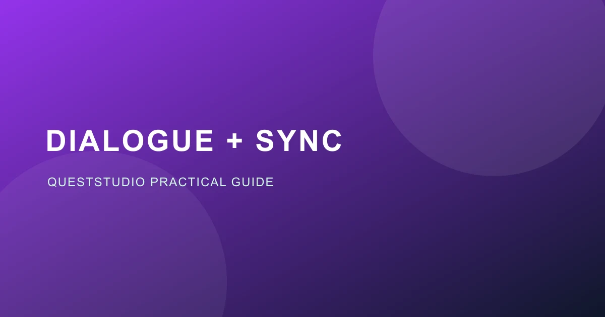 AI Video Dialogue and Lip Sync Workflow: Lock the Words Before the Face
