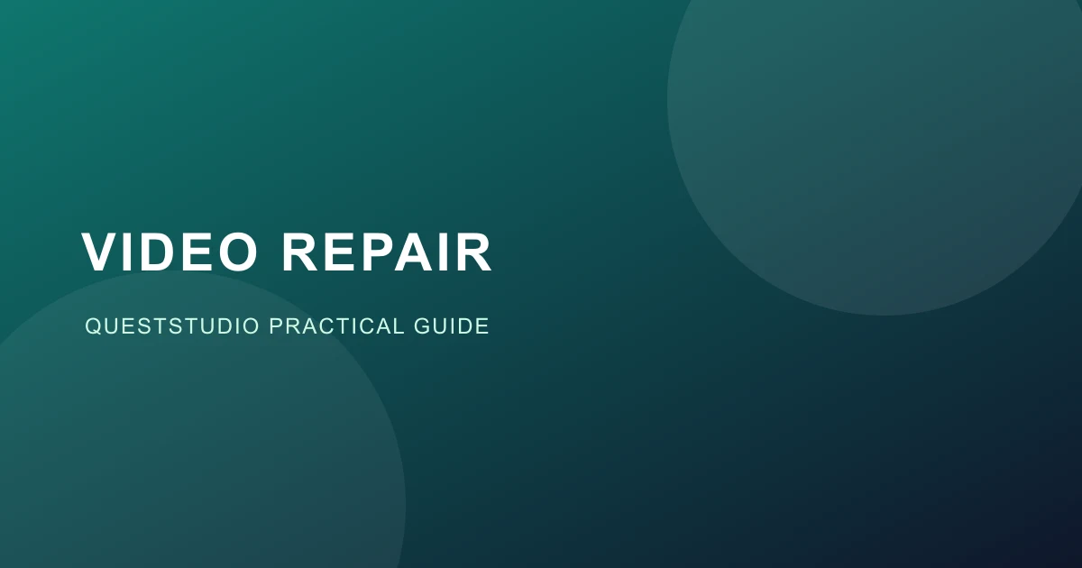 AI Video Repair Workflow: Fix One Bad Second Without Starting Over