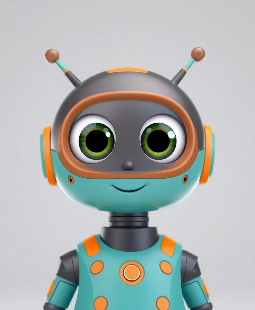 3D cartoon character style