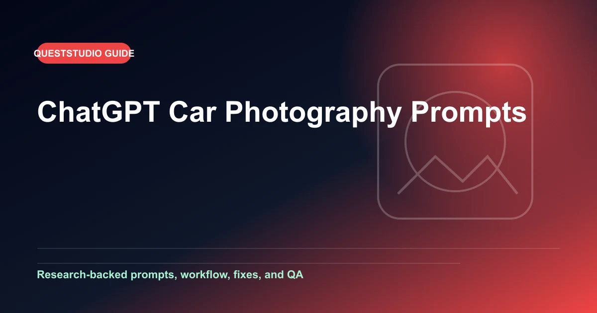 ChatGPT Car Photography Prompts: 25 Realistic Automotive Ideas editorial guide