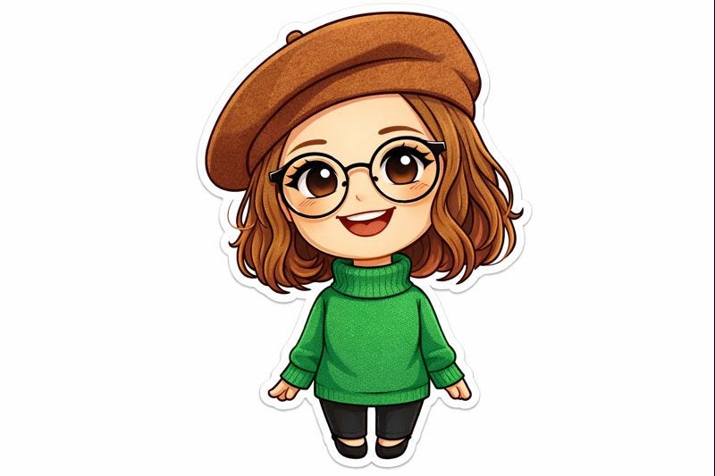 Chibi character illustration