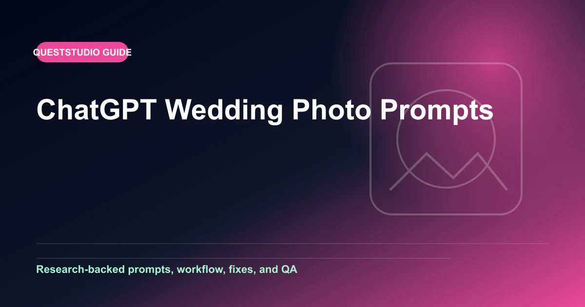 ChatGPT Wedding Photo Prompts: 25 Ideas With Identity Locks editorial guide