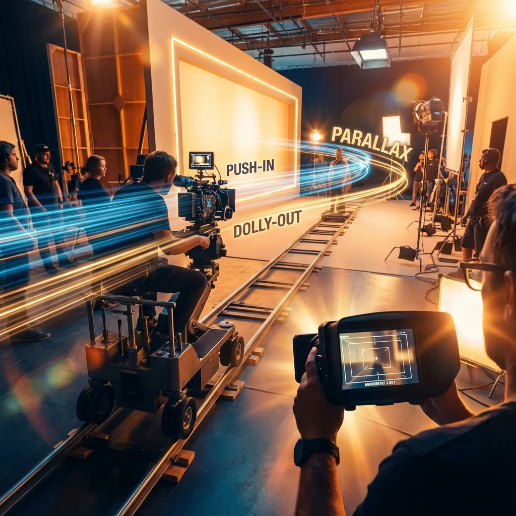 Cinematic Motion Prompt Pack: Push-In, Dolly, Parallax, Handheld