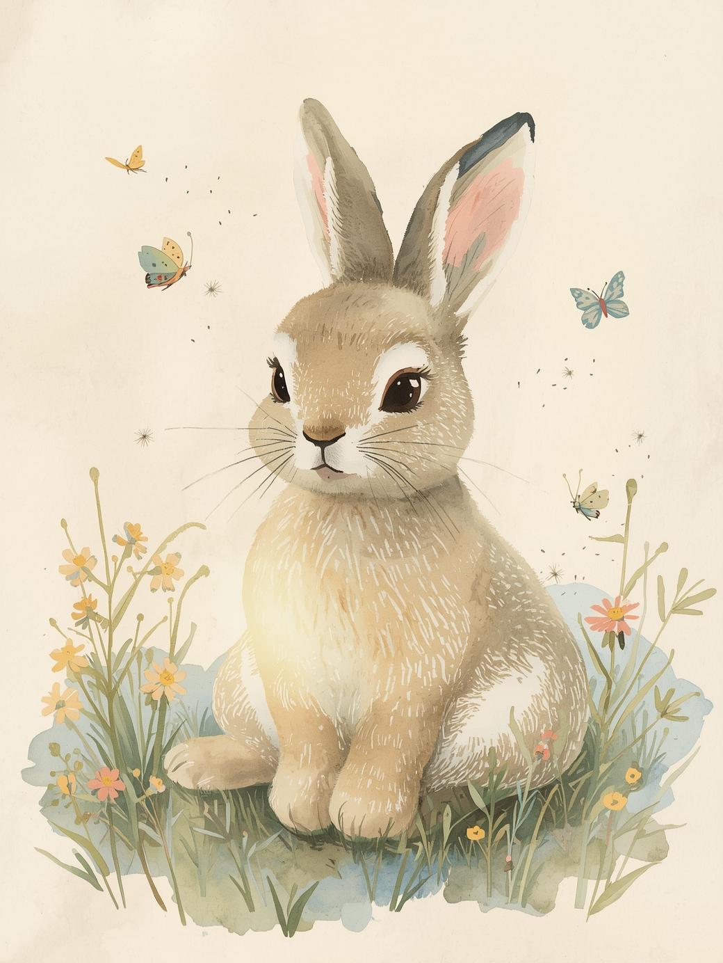 Vintage Nursery Art