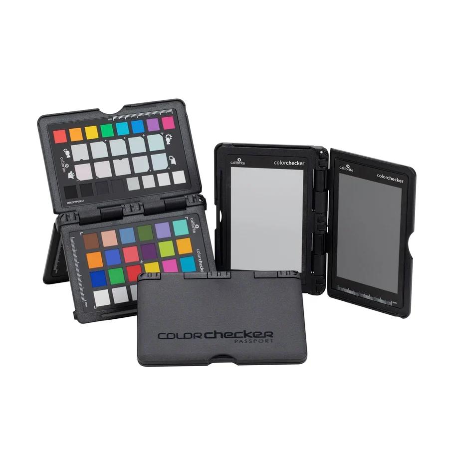 Open Calibrite ColorChecker Passport Photo 2 showing its color reference patches