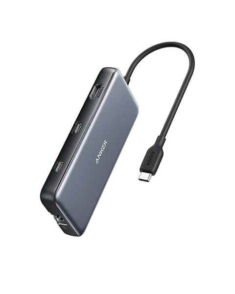 Anker 555 A8383 USB-C hub with its attached host cable