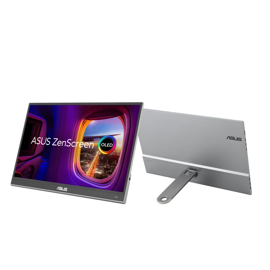ASUS ZenScreen OLED MQ16AHE portable monitor in manufacturer imagery