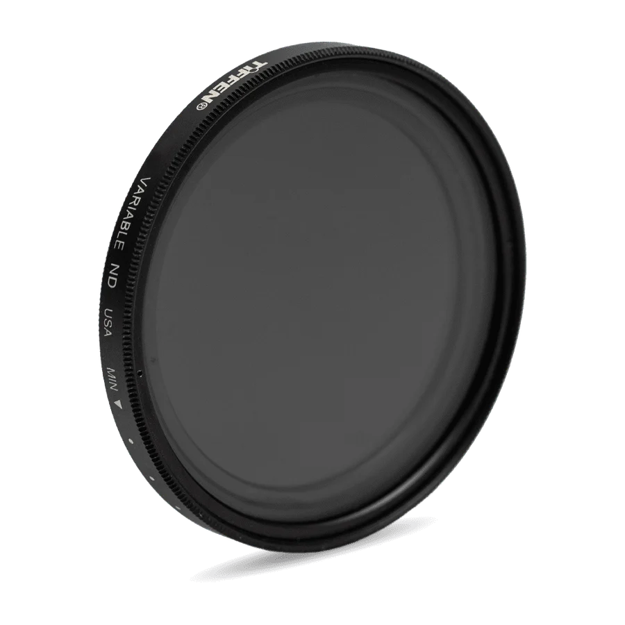 Tiffen variable neutral-density filter with its rotating adjustment ring